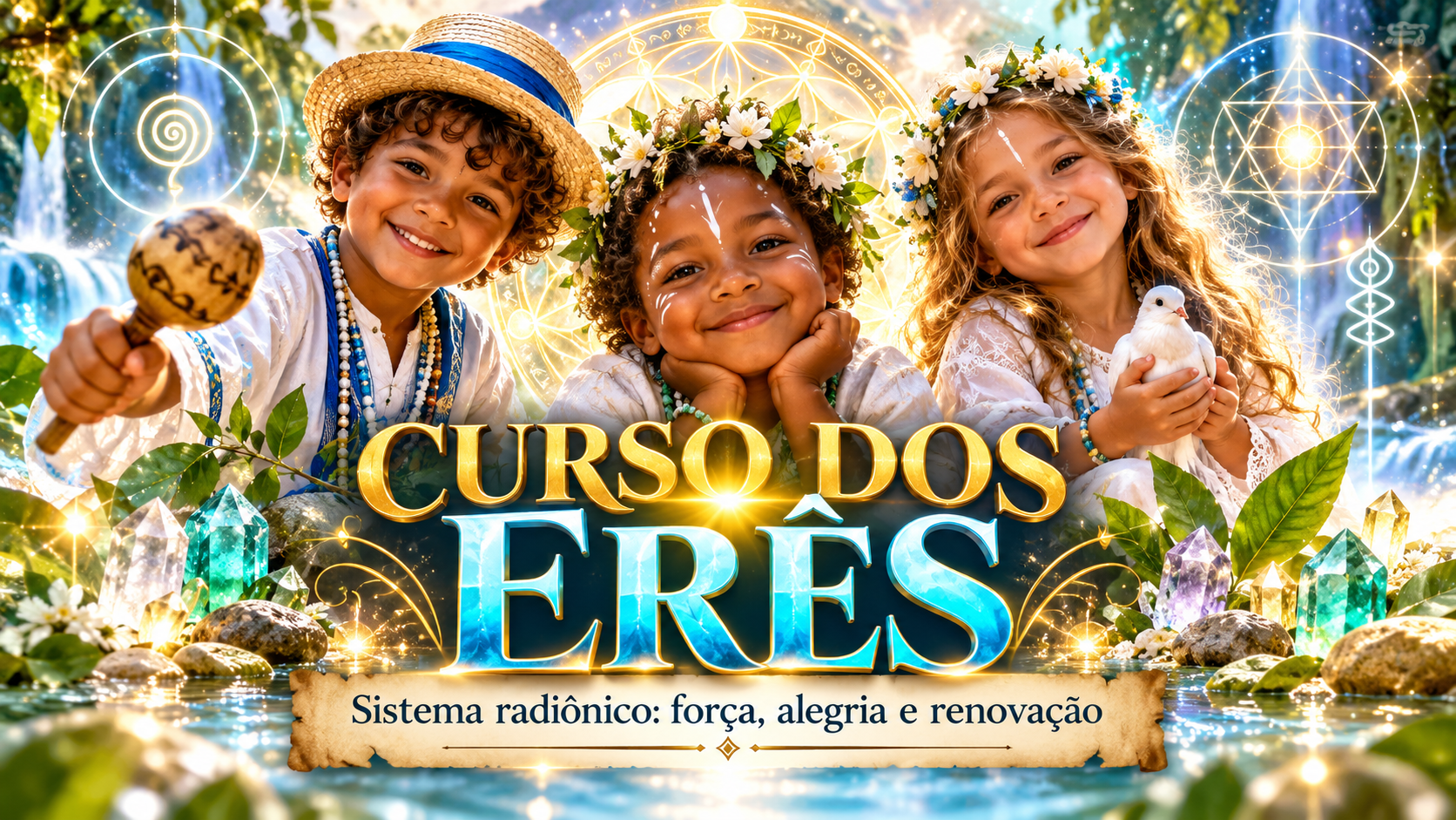 CURSO DOS ERÊS —Sistema radiônico: força, alegria e renovação